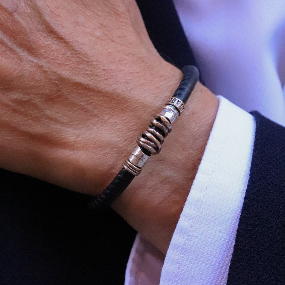 Pulsera Hombre Gustaf de cuero