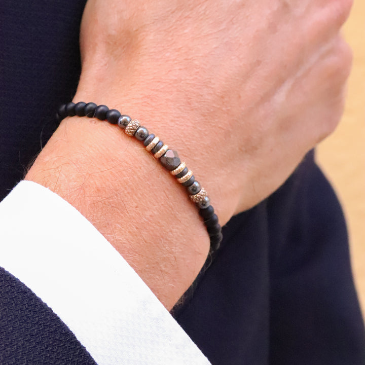 ARCOS Men's Elastic Bead Bracelet