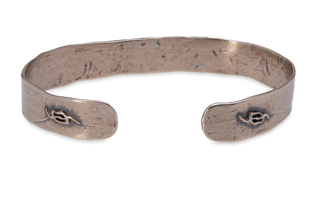 Bronze bracelet with 925 Silver Mori