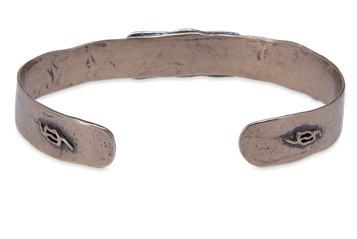 Bronze bracelet with 925 Silver Triton