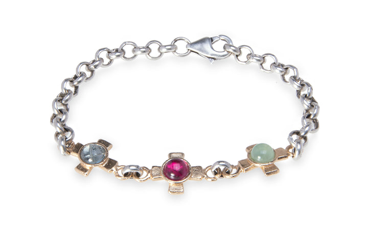 Pulsera chapada en Plata 925 Nymbria