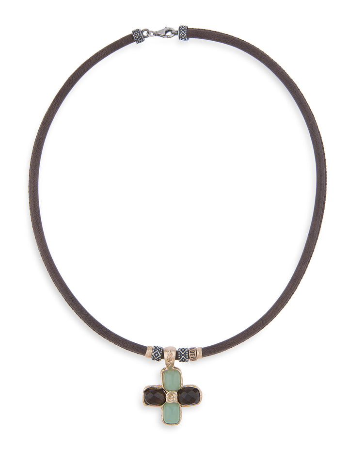 Alchemy leather necklace