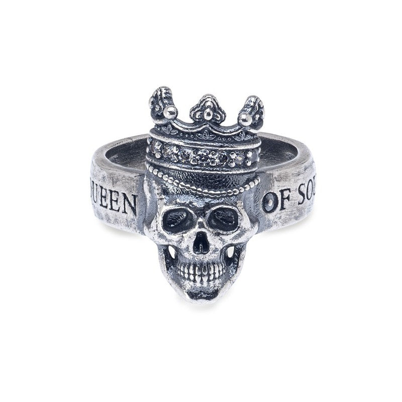 Anillo Unisex Calavera Clarence en Plata 925 1