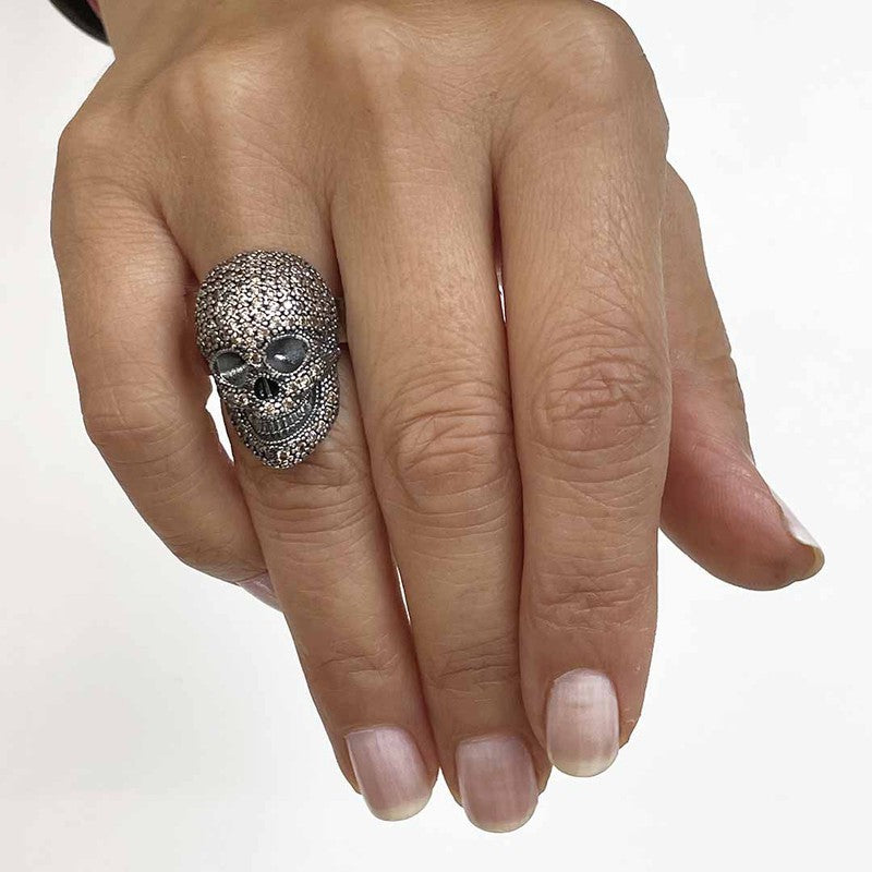 Anillo Unisex Calavera Catri en Plata 925 2