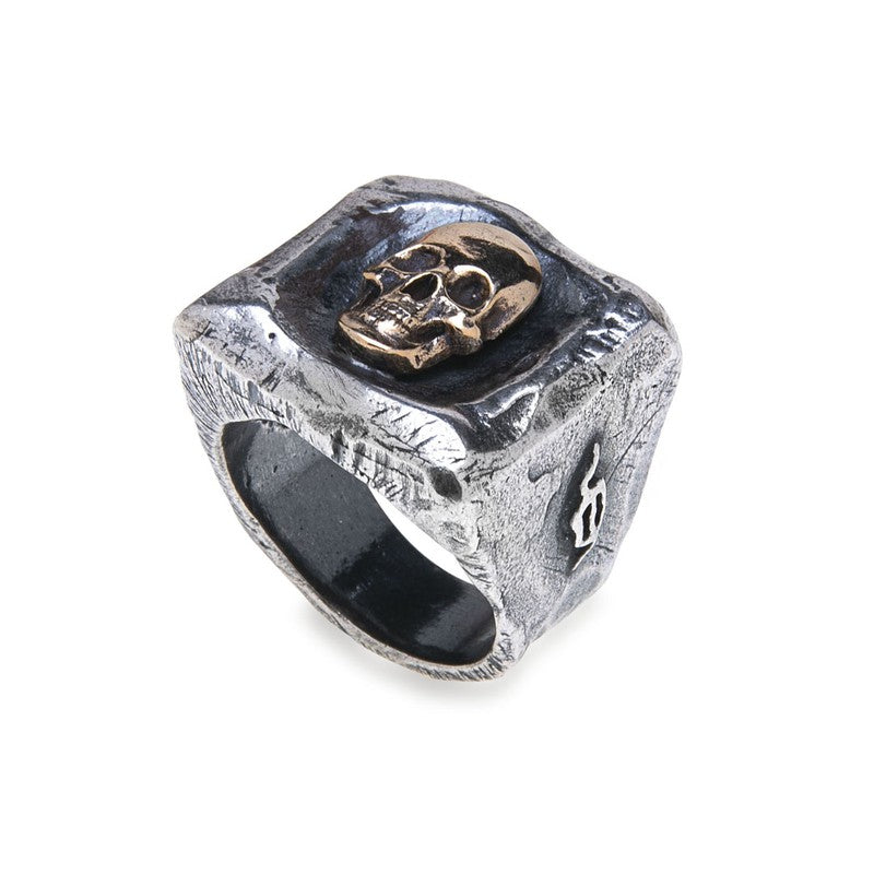 Anillo Unisex Calavera Drok en Plata 925 1