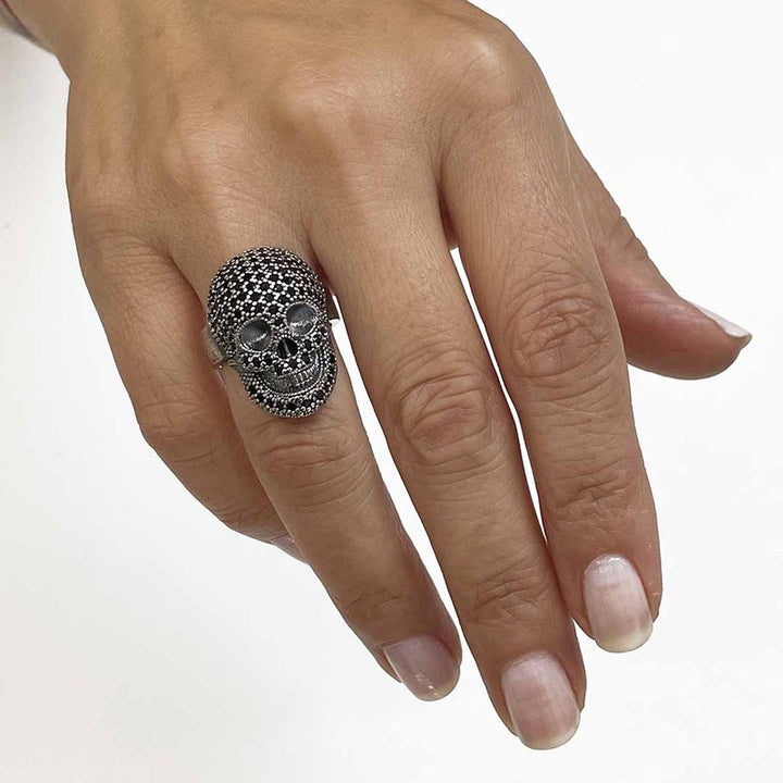 Anillo Unisex Calavera Kutar en Plata 925 2