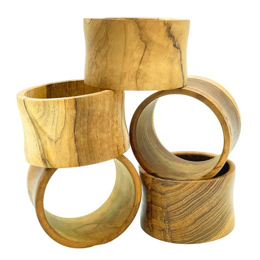 Dharma teak wood bracelet