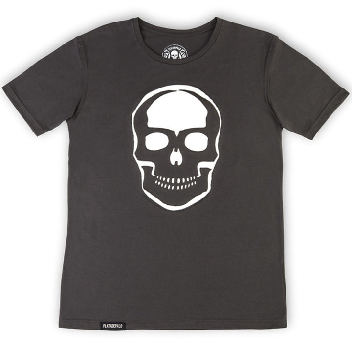 Camiseta Skull Calado Blanco 2