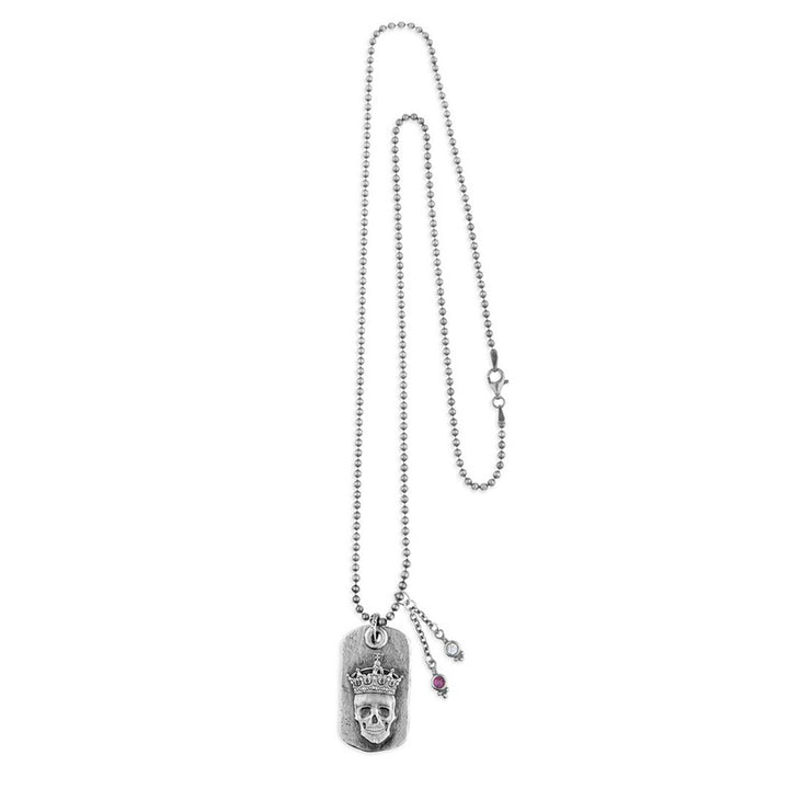 Collar Unisex Calavera Anjou 1