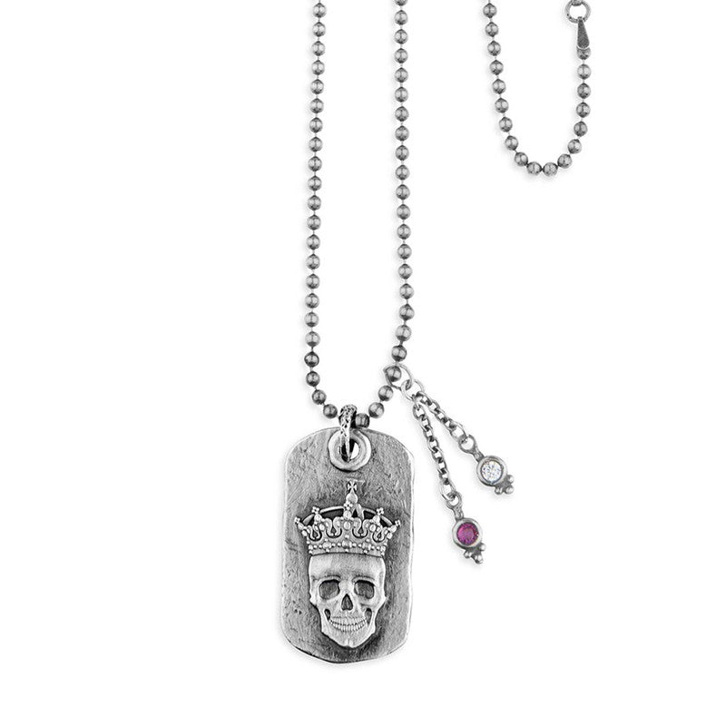 Collar Unisex Calavera Anjou 2