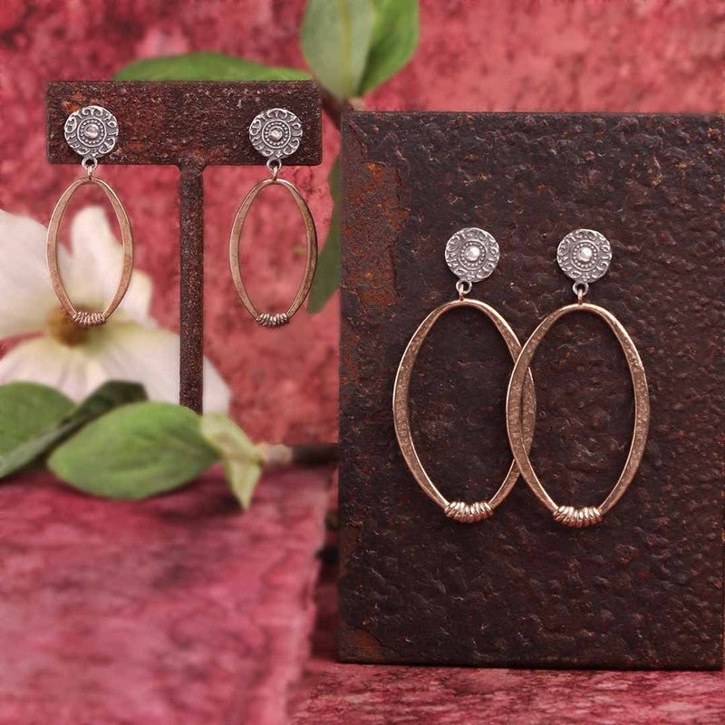 Pendientes Mujer Jensen en bronce y Plata 925 2