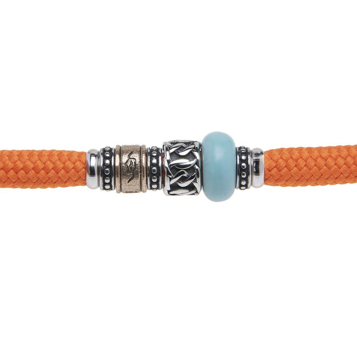 Pulsera de nylon naranja 3