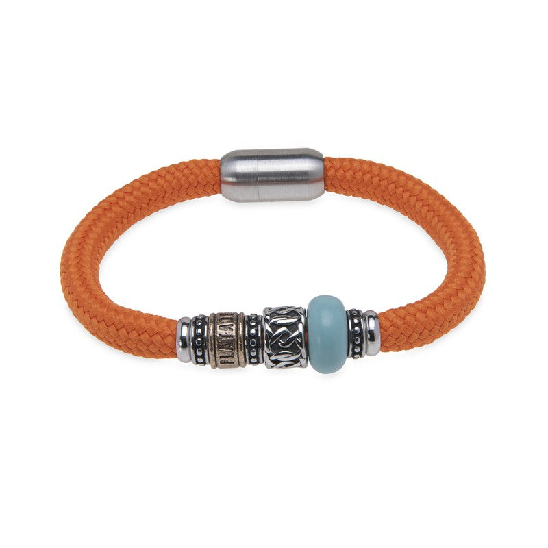 Pulsera de nylon naranja 1