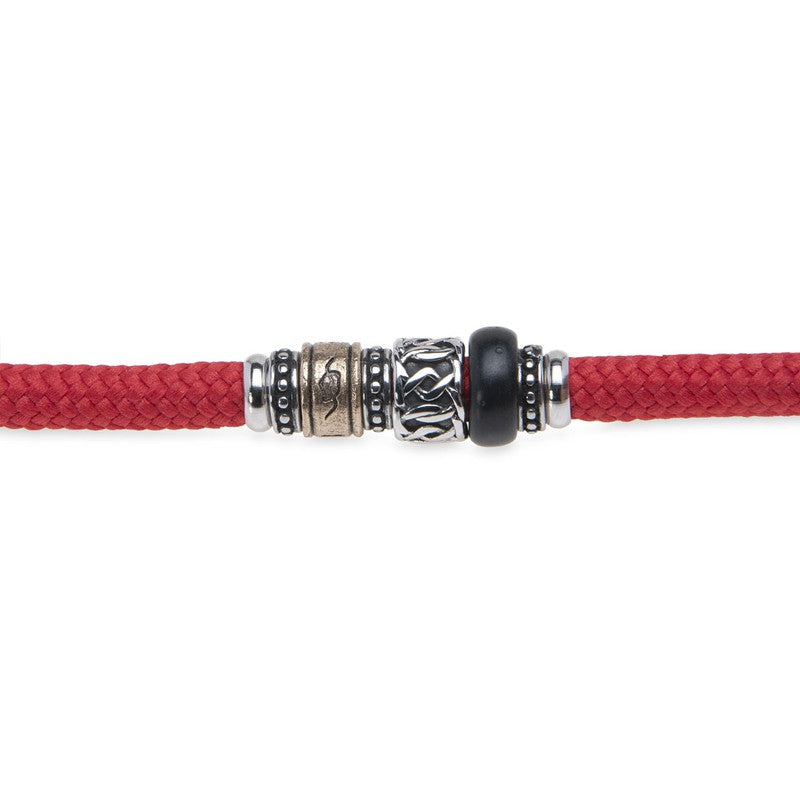 Pulsera de nylon rojo 3