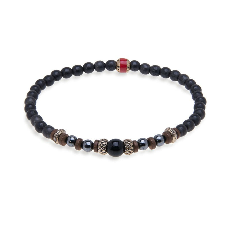 Pulsera Hombre ASOK elástica de bolas 1