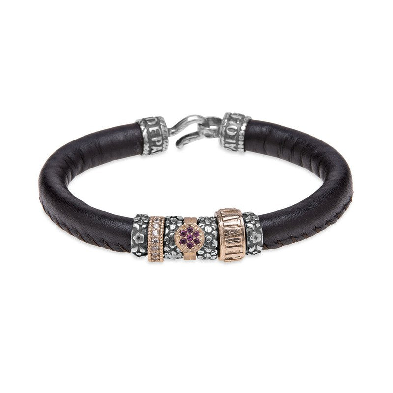 Pulsera Mujer SARI de cuero 1