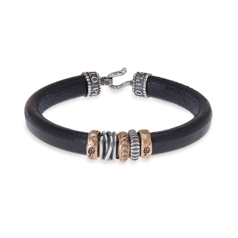 Pulsera Hombre Wahid de cuero 1