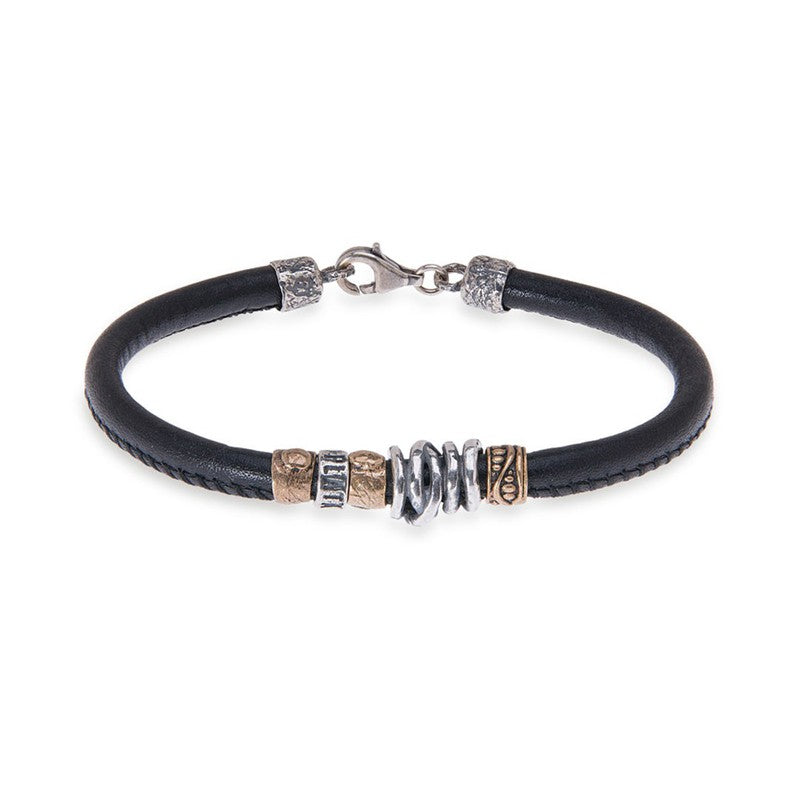 Pulsera Hombre Baranof de cuero 1