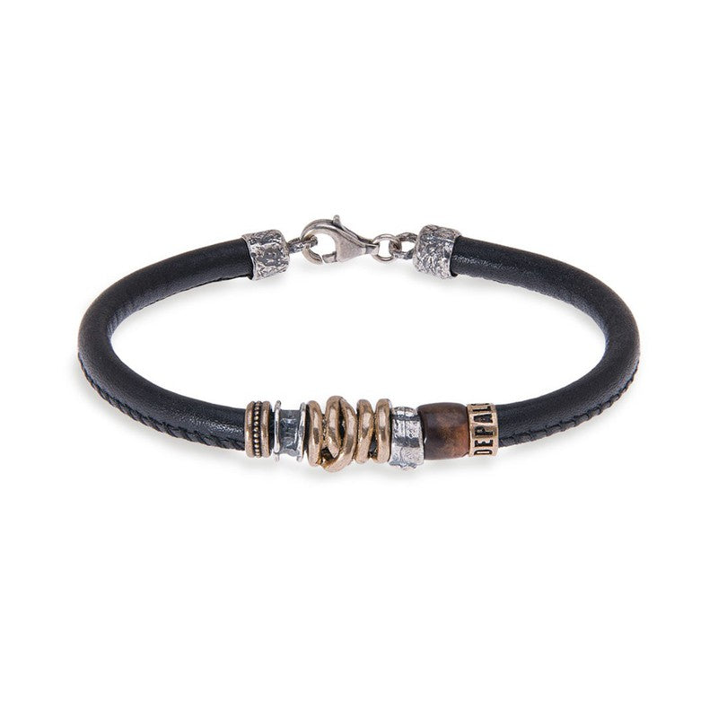 Pulsera Hombre Elof de cuero 1