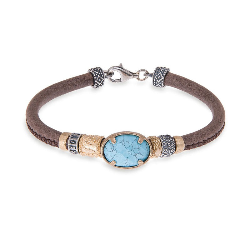 Pulsera Mujer Hagar de cuero 1