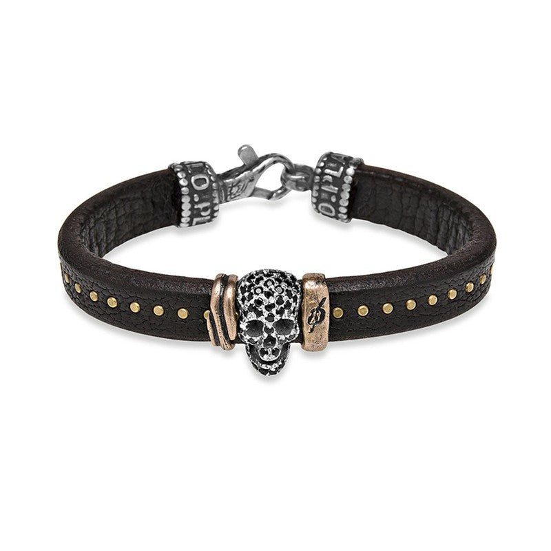 Pulsera Unisex Calavera Lobos 1