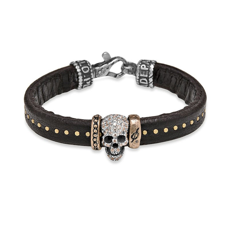 Pulsera Unisex Calavera Lyonnais 1