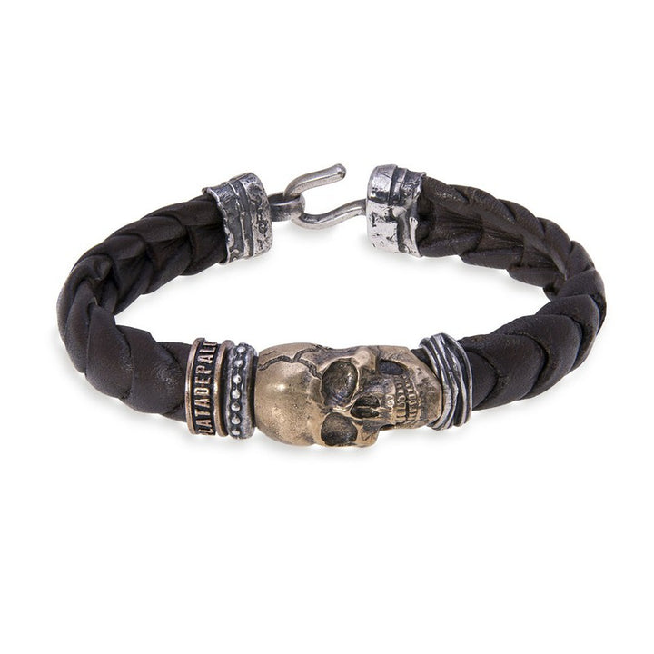 Pulsera Unisex Calavera Cruz 1