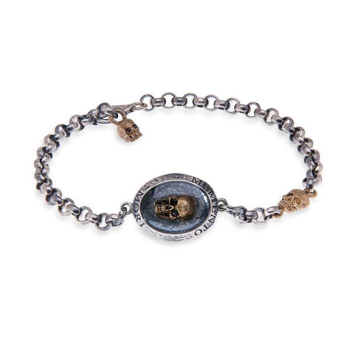 Pulsera Unisex Calavera Nicobar en cadena 1