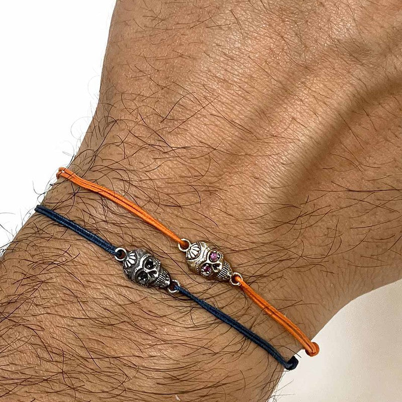 Pulsera Unisex Calavera Cuma de nylon 2