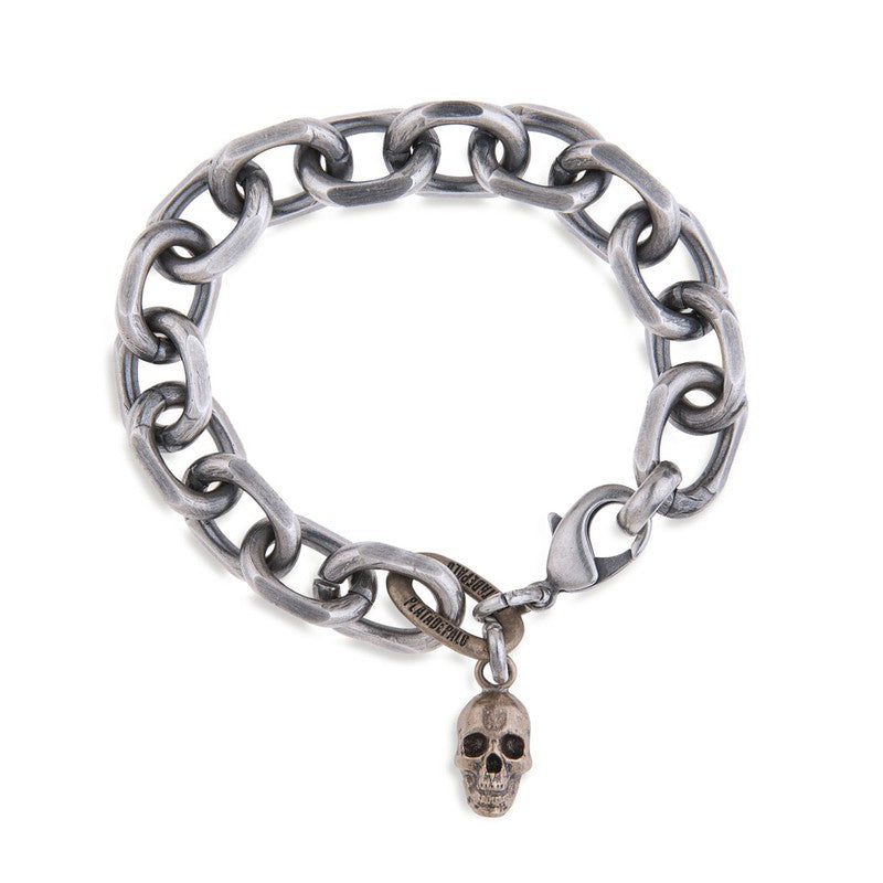 Plata de Palo Armband authentic Silber Lederband